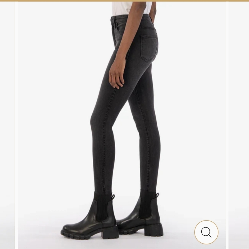 Kut from the Kloth Black High Rise Jeans Size 20 - Picture 2 of 9
